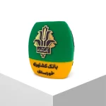 ابر سه گوش دورنگ سبز و زرد بانک کشاورزی خوزستان